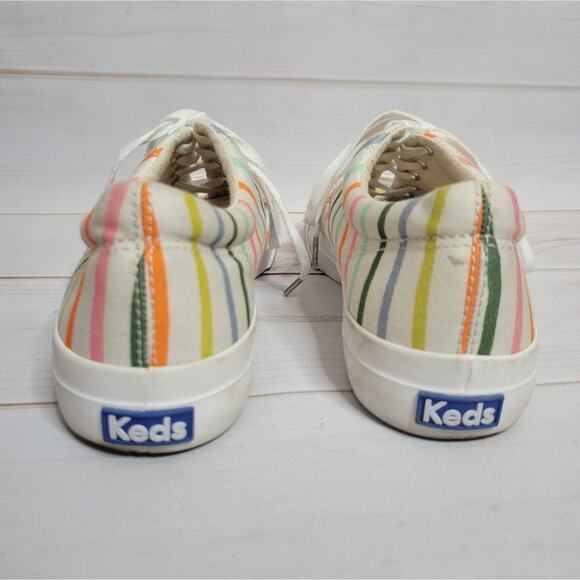 Keds X Paper Rifle Co Striped Sneakers, size 6.5 - Picture 3 of 6